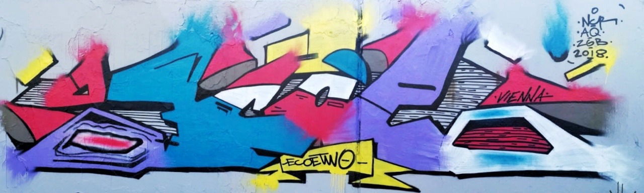 Graffiti Wall - Photo by EcoetwO - simple, montanacans (2018)