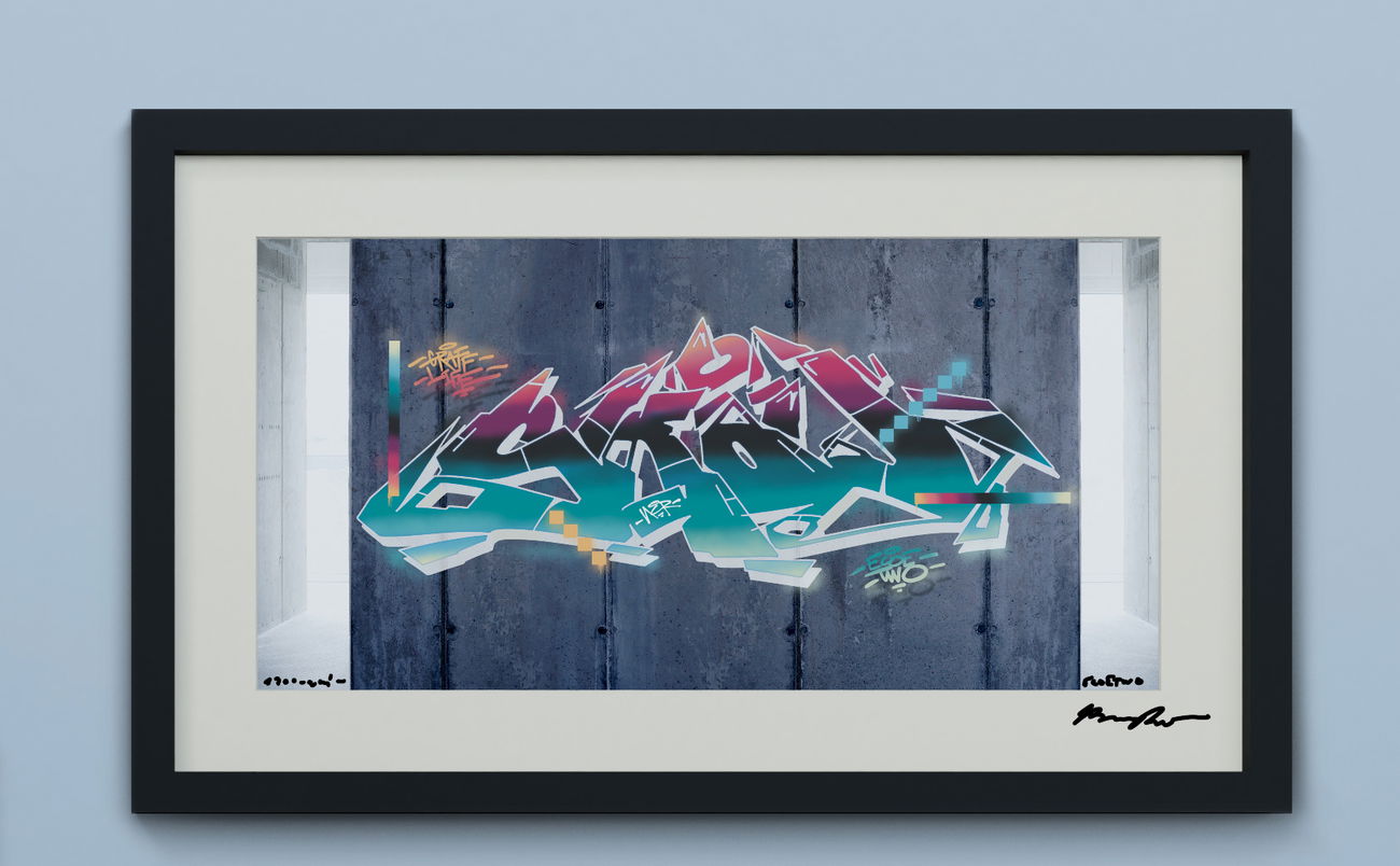 Graffiti Sketch - Photo by EcoetwO - procreate (2020)