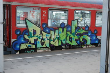 Graffiti Train - Photo by EdVonCrack