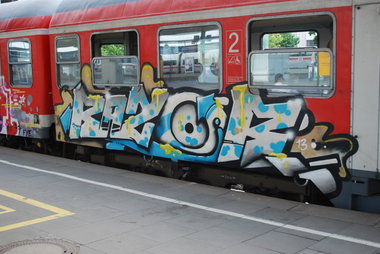 Graffiti Train - Photo by EdVonCrack