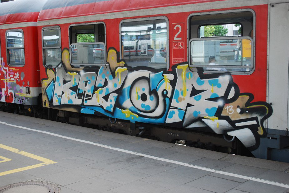 Graffiti Train - Photo by EdVonCrack