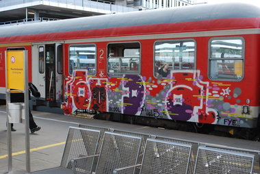 Graffiti Train - Photo by EdVonCrack