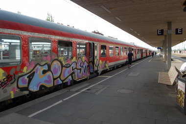 Graffiti Train - Photo by EdVonCrack