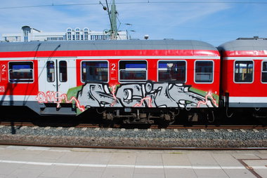 Graffiti Train - Photo by EdVonCrack