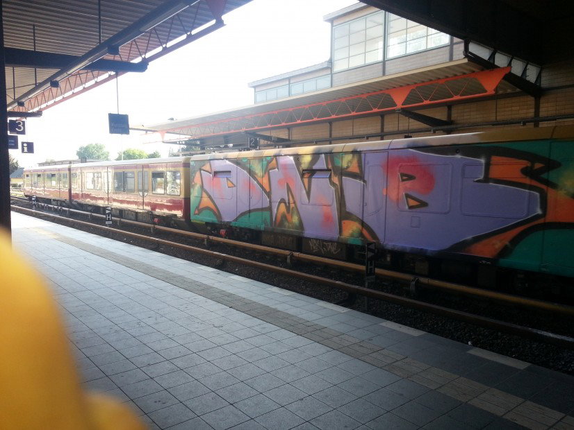 Graffiti Train in Egypt - Photo by Edding - DNB