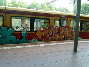Graffiti Train - Photo by Edding - Tier