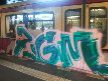 Graffiti Train - Photo by Edding - ZGM