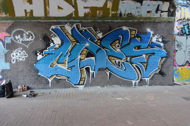 Graffiti Wall in Duisburg - Photo by EddingPower