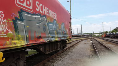 Graffiti Train - Photo by EddingPower - Hainz, @, Work (2015)