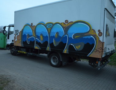 Graffiti Photo by EddingPower - LKW, Goes2, Goes (2014)