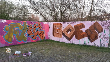 Graffiti Wall - Photo by EddingPower - Brett, Vor'm, Kopf (2015)