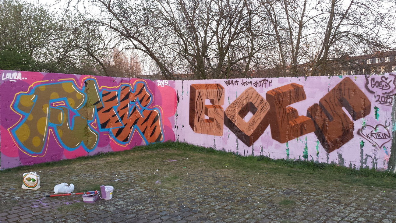 Graffiti Wall - Photo by EddingPower - Brett, Vor'm, Kopf (2015)
