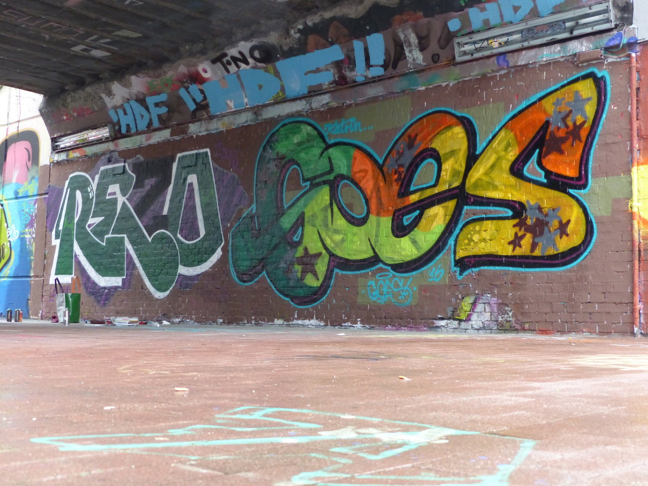 Graffiti Wall - Photo by EddingPower - Rezo, Goes, Hall (2016)