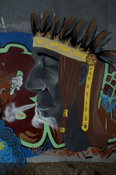 Graffiti Wall - Photo by EdgeCamo - Injun, art