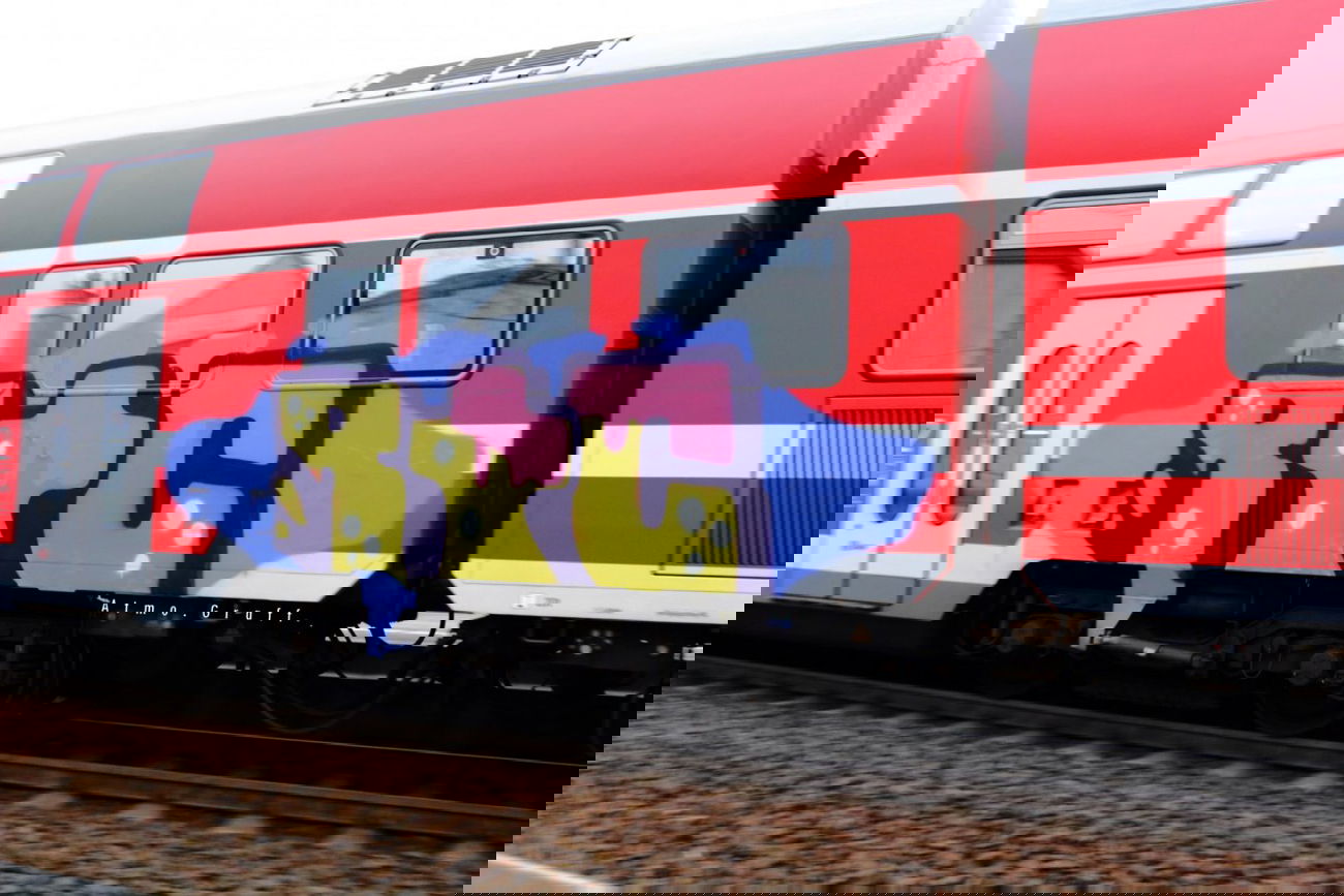 Graffiti Train - Photo by Egalist - RTC, Train, Dresden (2015)