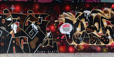 Graffiti Wall - Photo by Egalist - Bandits, Christmas, Wall (2014)