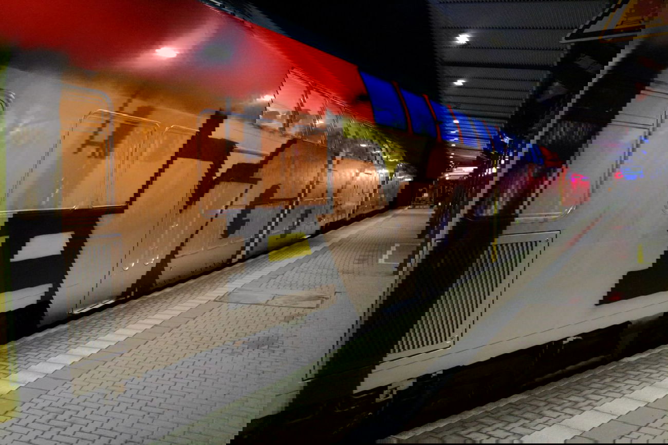 Graffiti Train - Photo by Egalist - BGS, EVG, Dresden (2014)