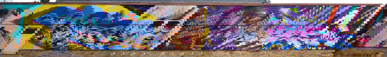 Graffiti Wall in Dresden - Photo by Egalist - graffiti, Slider, Soten (2014)