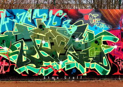 Graffiti Wall in Germany - Photo by Egalist - TOWN, Dresden, Bandits