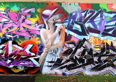 Graffiti Wall in Dresden - Photo by Egalist - Urban, Syndromes, Slider (2014)