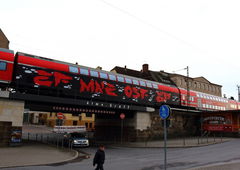 Graffiti Train in Dresden - Photo by Egalist - Dresden, Atmograff, Graffiti (2015)