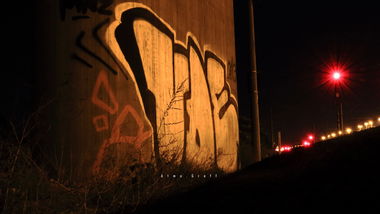 Graffiti Wall in Dresden - Photo by Egalist - VDE, Graffiti, Train