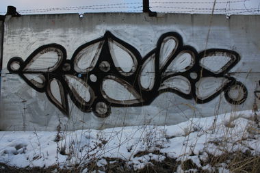 Graffiti Wall in Yekaterinburg - Photo by EgorCrame - Spring, Chrome (2012)