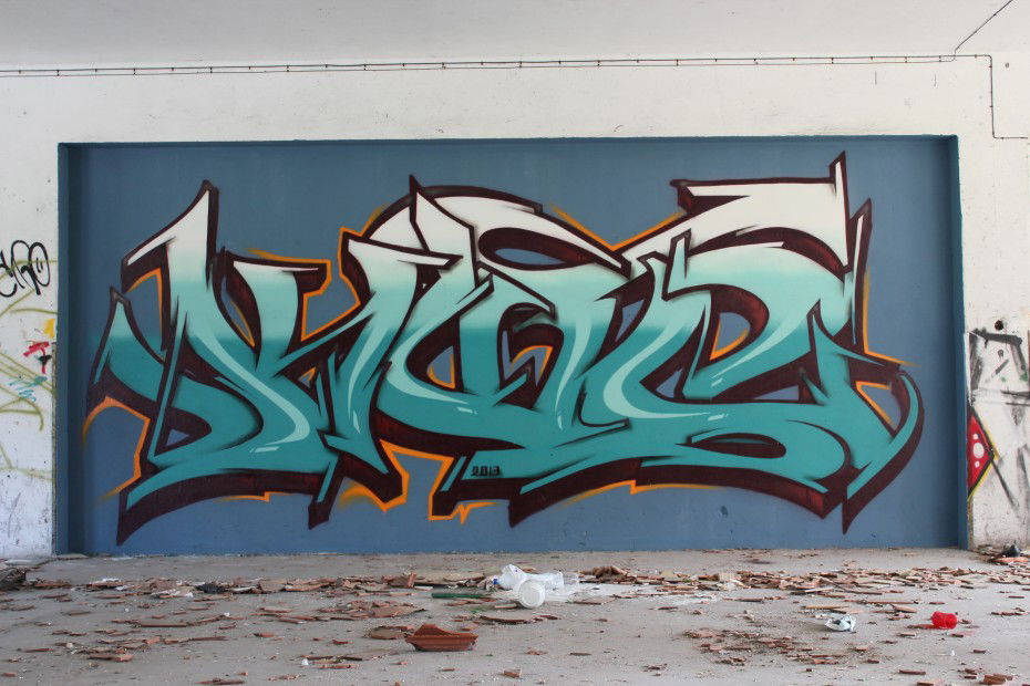 Graffiti Wall in Bozen - Photo by EiLaafSchprey - Kutz (2013)