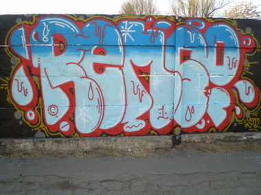 Graffiti Wall in Budapest - Photo by EightySeven - Remsi (2012)