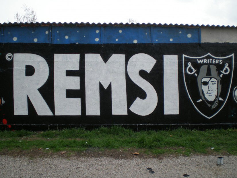 Graffiti Wall in Budapest - Photo by EightySeven - Remsi (2012)