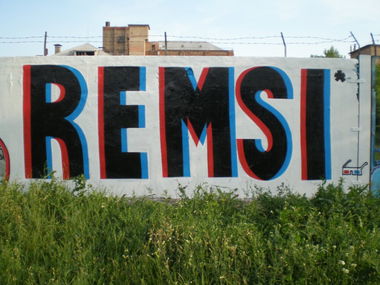 Graffiti Wall in Budapest - Photo by EightySeven - Remsi (2012)