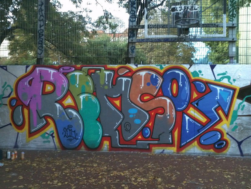 Graffiti Wall in Vienna - Photo by EightySeven - Remsi (2011)