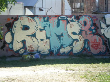 Graffiti Wall in Budapest - Photo by EightySeven - Remsi (2011)