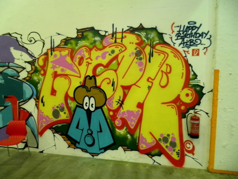 Graffiti Wall in Budapest - Photo by EightySeven - Gosper (2013)