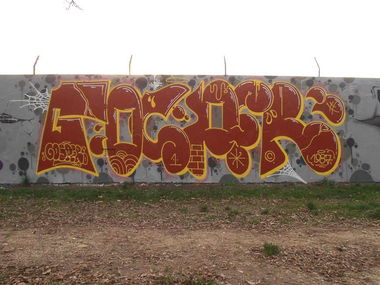 Graffiti Wall - Photo by EightySeven - Gosper (2013)