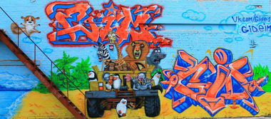 Graffiti Wall in Pryluky - Photo by EimTwo (2013)