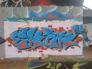 Graffiti Wall in Hamburg - Photo by EkanP4F - P4F, Ekan, Stellingen (2016)