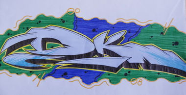 Graffiti Sketch - Photo by EkanP4F - Snake, Ekans (2015)