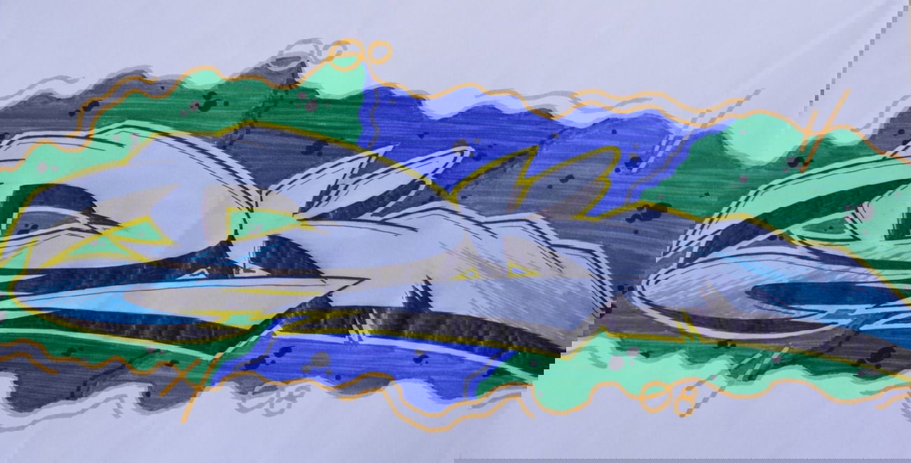 Graffiti Sketch - Photo by EkanP4F - Snake, Ekans (2015)