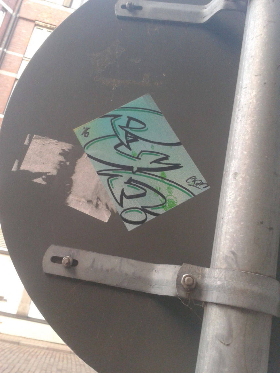 Graffiti Street Art in Hamburg - Photo by EkanP4F - Sticker, P4F, Ekan (2016)