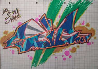Graffiti Sketch - Photo by EkanP4F - p4f, sic, sick (2012)