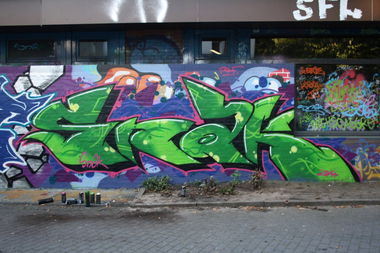 Graffiti Wall in Hamburg - Photo by EkanP4F - Snake (2014)