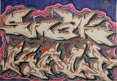 Graffiti Sketch - Photo by EkanP4F - snak, kalt (2014)