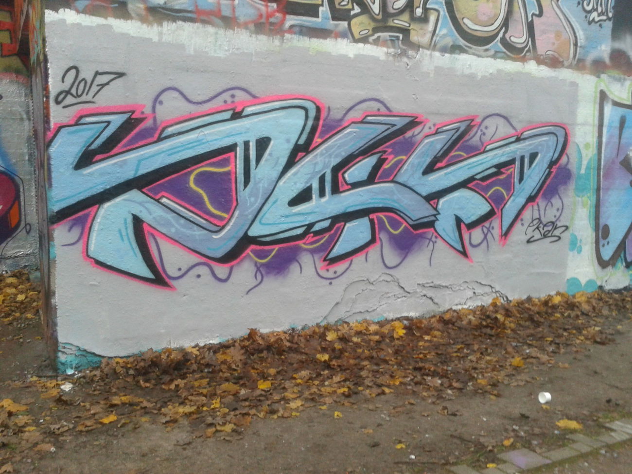 Graffiti Wall in Deutschland - Photo by EkanP4F - Ekan, Ekans, P4F (2017)