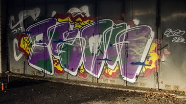 Graffiti Wall in Hamburg - Photo by EkanP4F - Ekan, P4F, abandoned (2016)