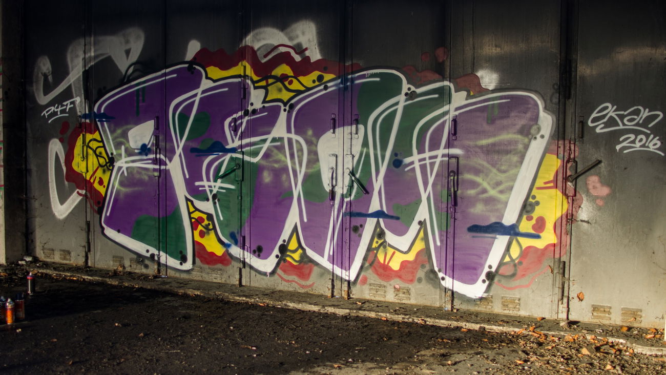 Graffiti Wall in Hamburg - Photo by EkanP4F - Ekan, P4F, abandoned (2016)