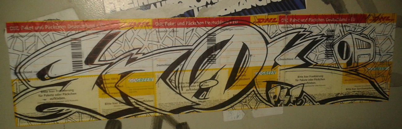 Graffiti Wall in Hamburg - Photo by EkanP4F - Aufkleber (2016)