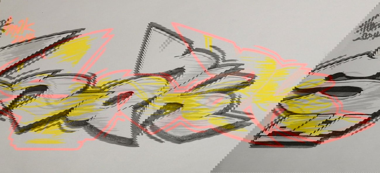 Graffiti Sketch - Photo by EkanP4F (2014)