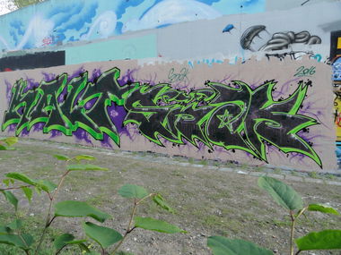 Graffiti Wall in Hamburg - Photo by EkanP4F - P4F (2016)