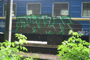 Graffiti Train in Bryukhovychi - Photo by Ekt1N - Ektin (2013)